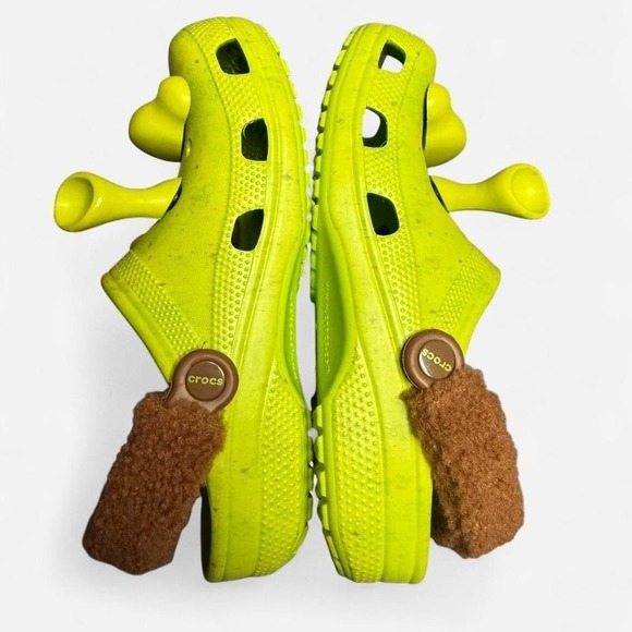 DreamWorks Shrek × Crocs Women's 9/Men's 7 Unisex Clogs EXCELLENT - Picture 7 of 8
